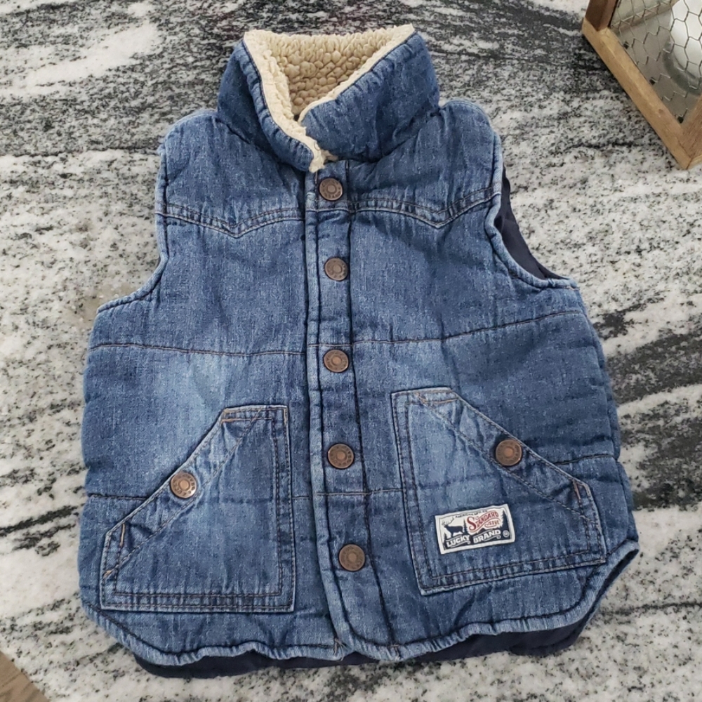Lucky brand denim vest